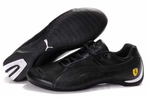 chaussure puma noir et blanc