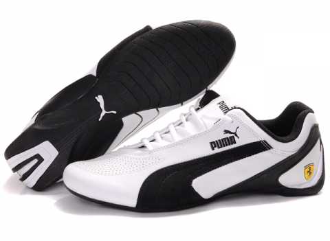 basket puma ferrari blanche homme